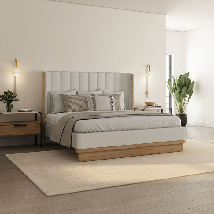 CAMA QUEEN PORTICO OFF WHITE