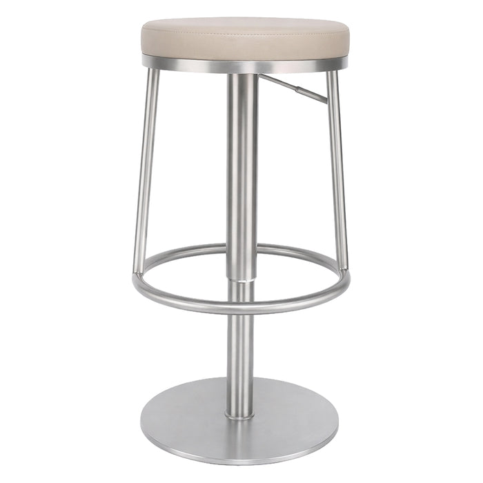 SILLA DE BAR AJUSTABLE BEIGE