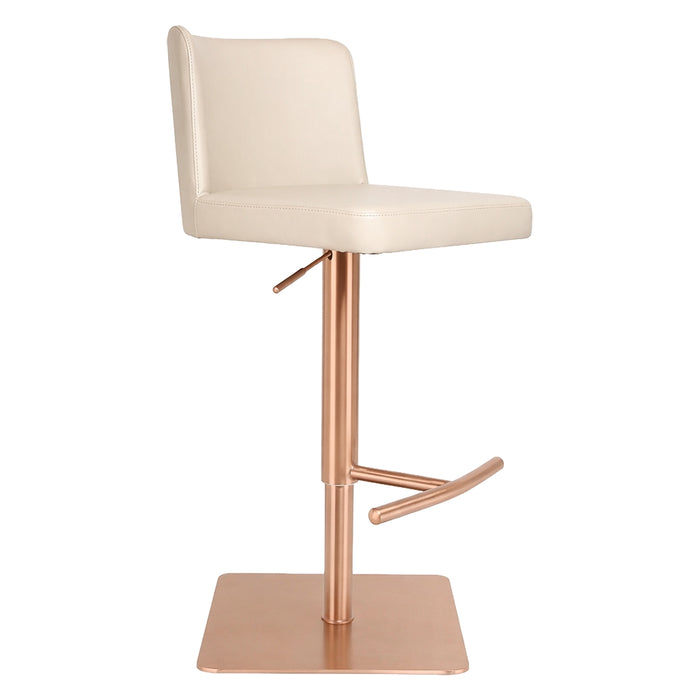 SILLA DE BAR AJUSTABLE BEIGE