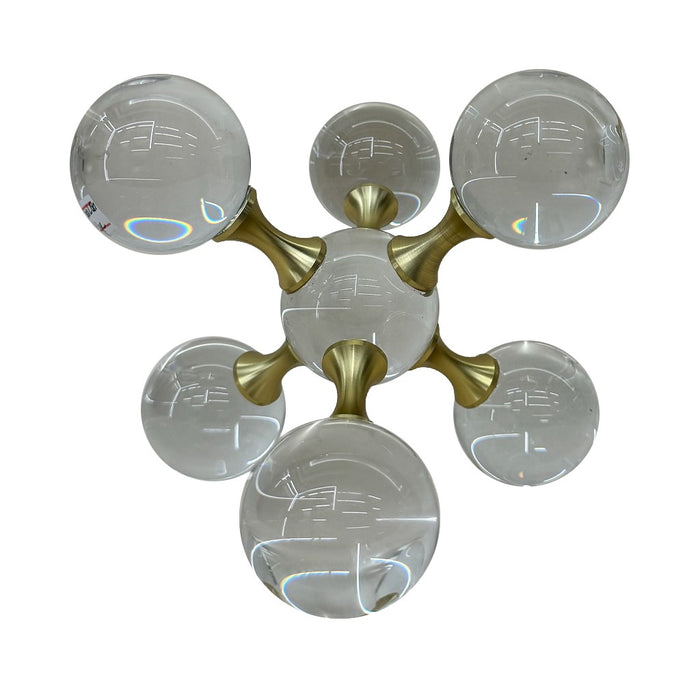 ESCULTURA DE CRISTAL MOLECULAR LARGE