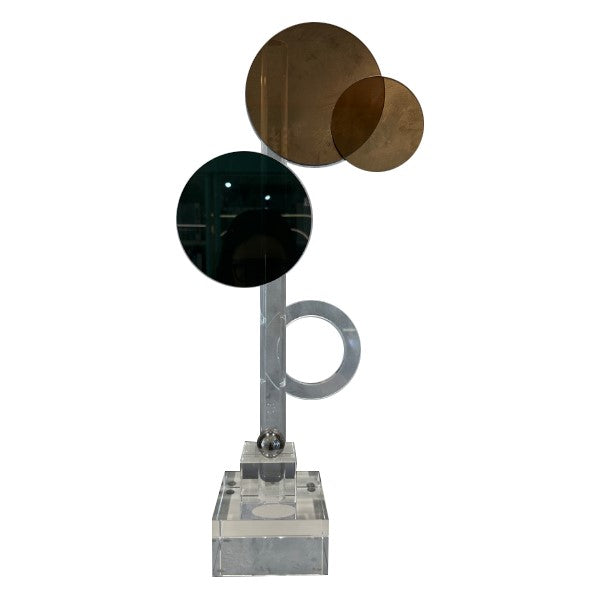 ESCULTURA DE CRISTAL CIRCLES