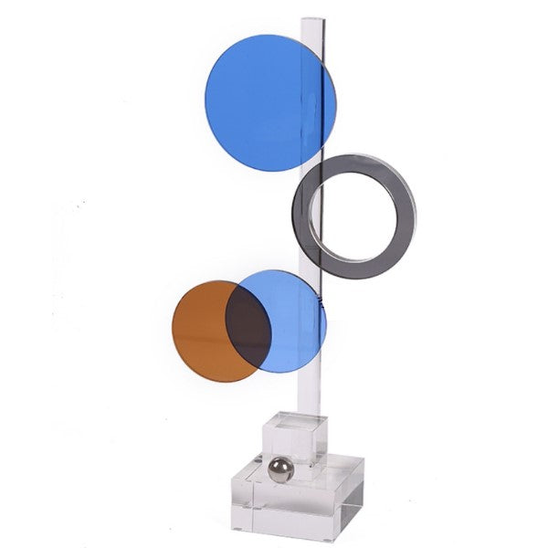 ESCULTURA DE CRISTAL CIRCLES