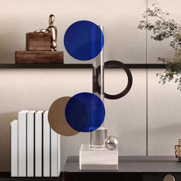 ESCULTURA DE CRISTAL CIRCLES