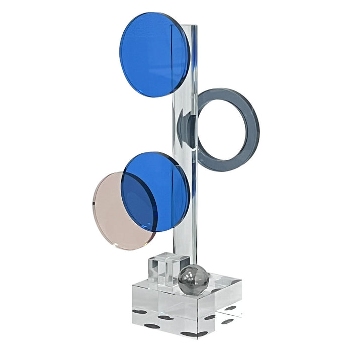 ESCULTURA DE CRISTAL CIRCLES