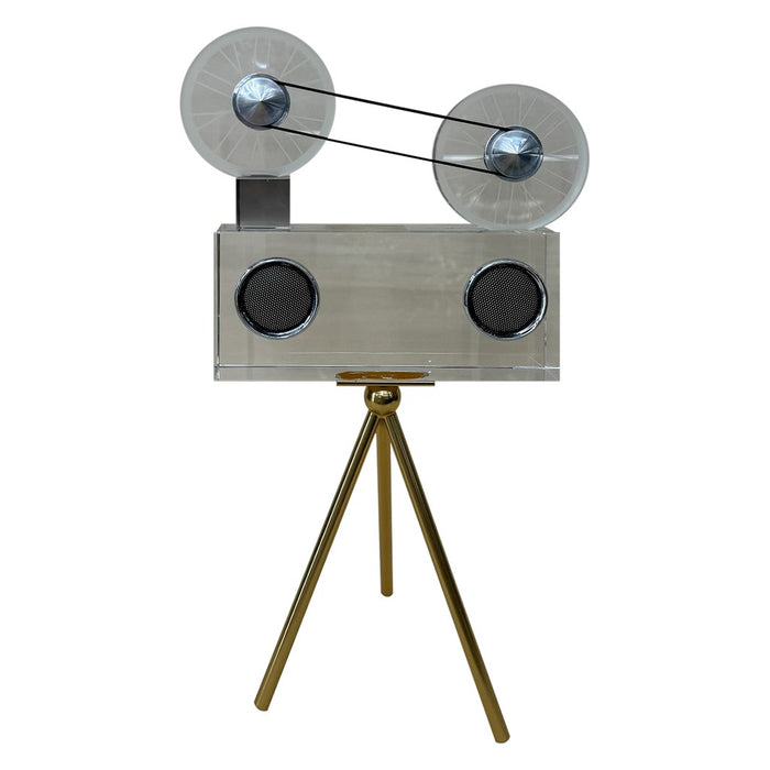 ESCULTURA DE CRISTAL CAMERA