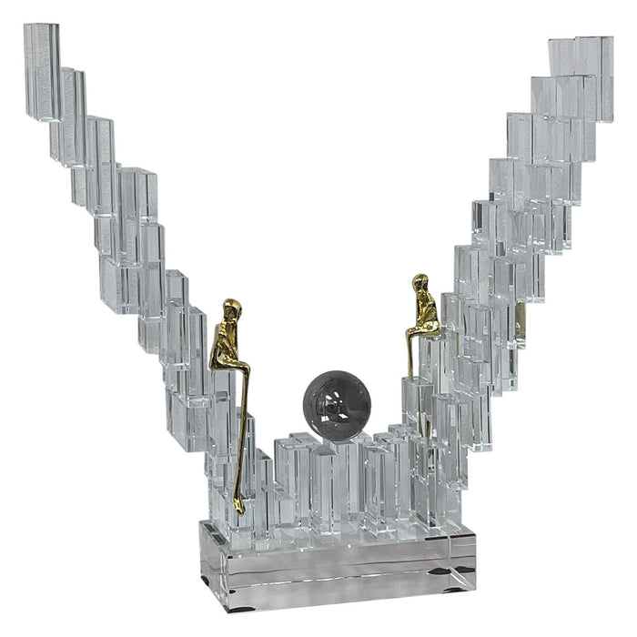 ESCULTURA DE CRISTAL STAIRS