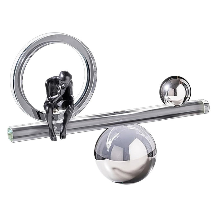 ESCULTURA DE CRISTAL THINKING HUMAN