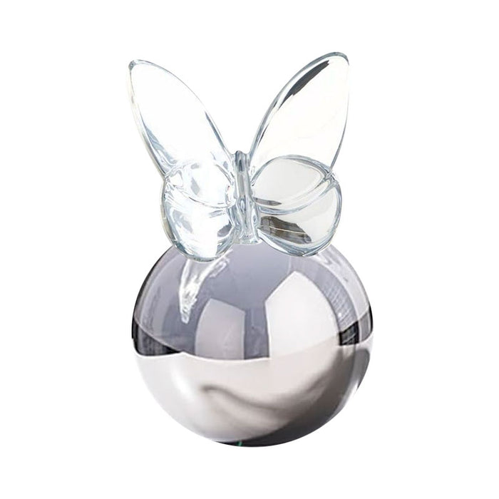 ESCULTURA DE CRISTAL BUTTERFLY BALL TRANSPARENTE