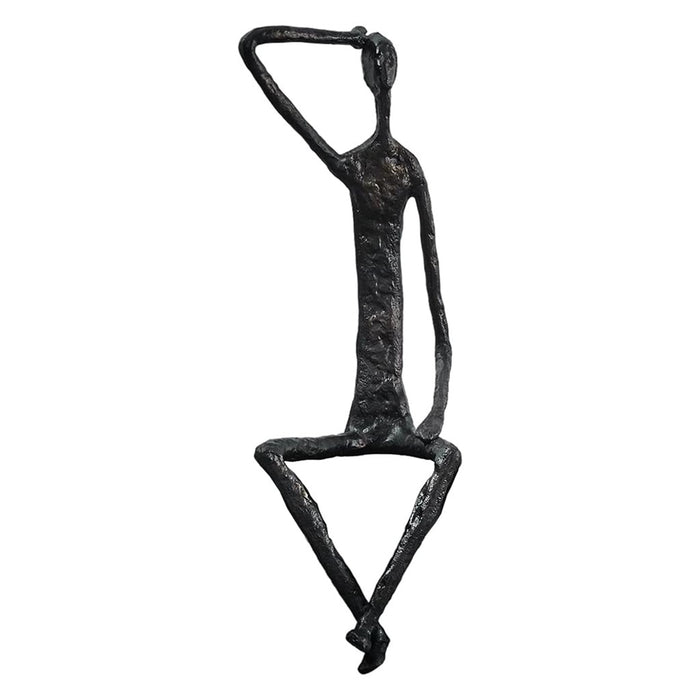 ESCULTURA DE ZINC SITTING HUMAN II
