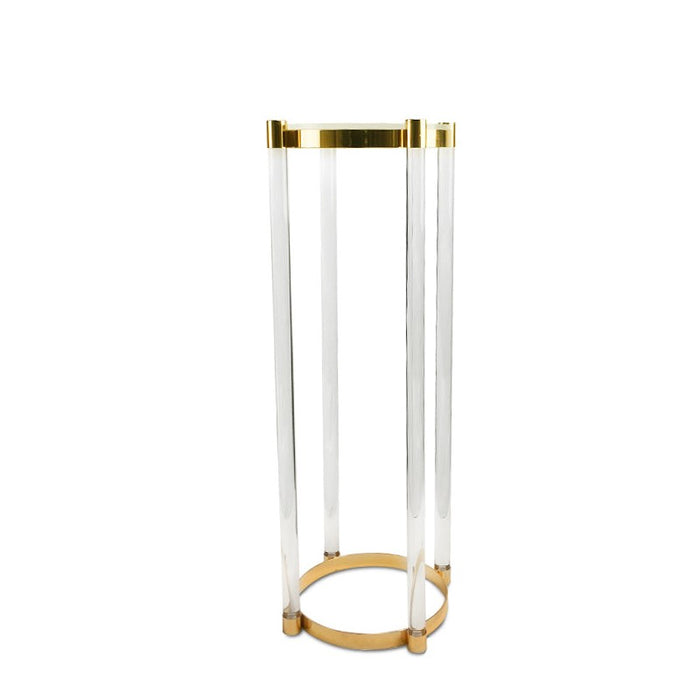 PEDESTAL DE ACRILICO BAJO