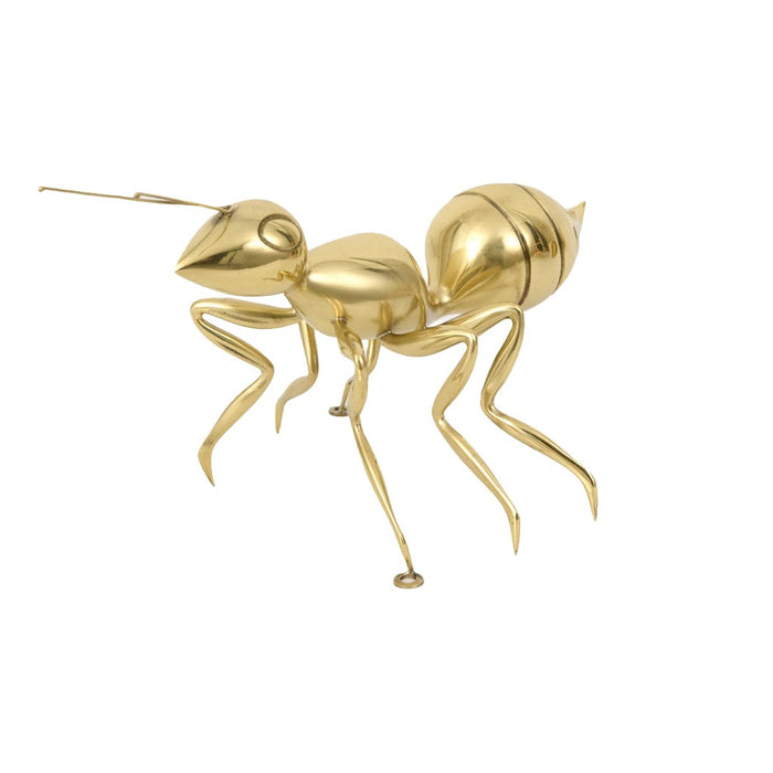 ESCULTURA GOLD ANT LARGE