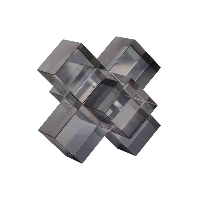 ESCULTURA ABSTRACTA DE CRISTAL