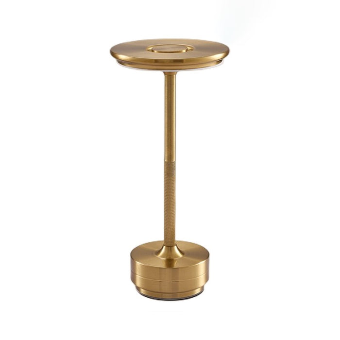 LAMPARA LED RECARGABLE USB DORADA