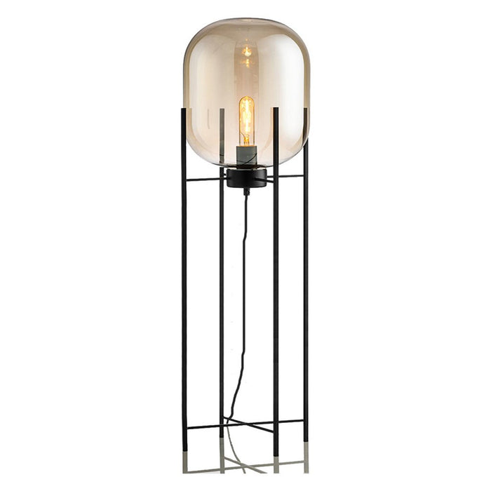 LAMPARA DE PIE PANTALLA VIDRIO