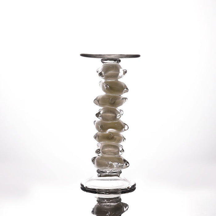 CANDELABRO DE VIDRIO ALTO