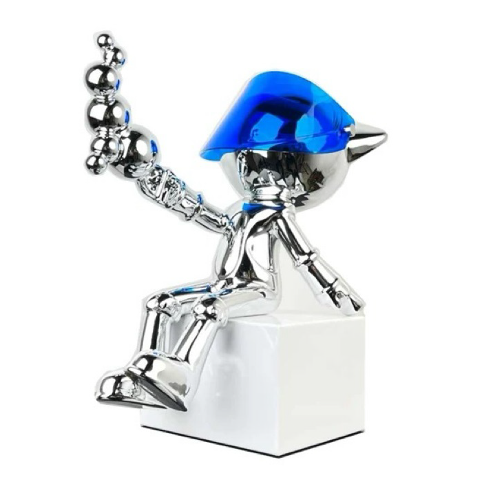 ESCULTURA DE RESINA ROBOT