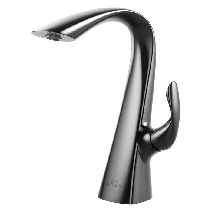 GRIFO LAVAMANOS ALTO GUN GRIS