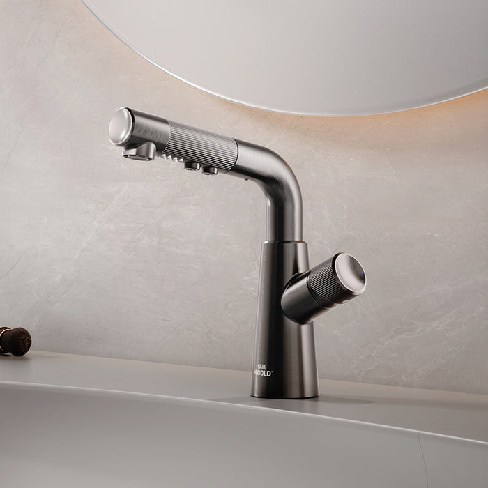 GRIFO LAVAMANOS GUN GRIS