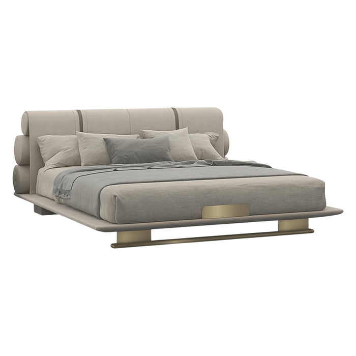 CAMA KING MICROFIBRA TAUPE