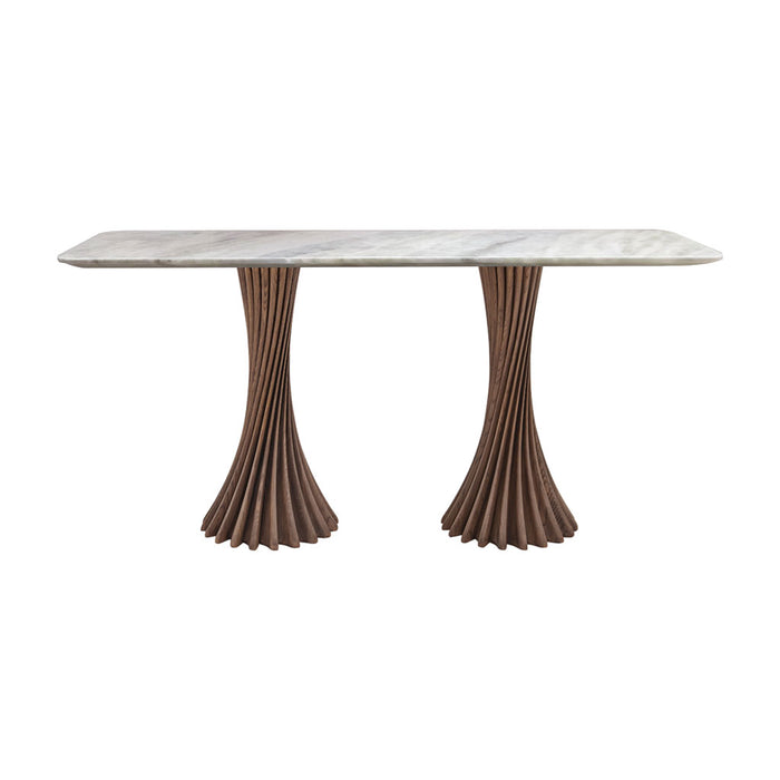 CONSOLA CON TOP MARMOL VICTORIA BLUE