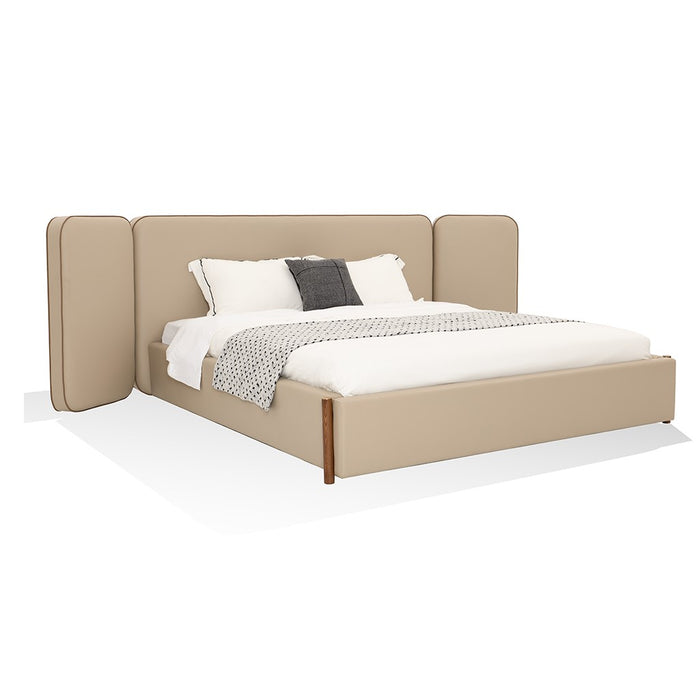 CAMA KING MICROFIBRA BEIGE