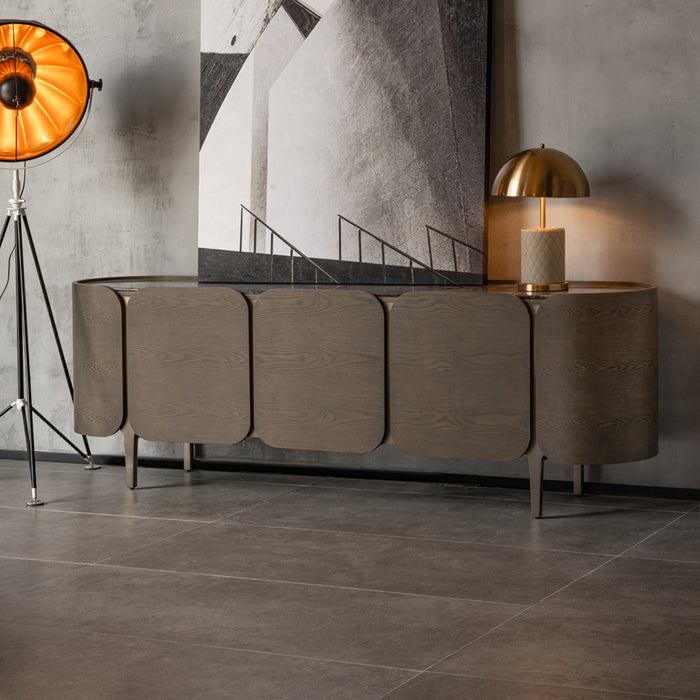 BUFETERA CON SOBRE DE MARMOL IONIA NEGRO