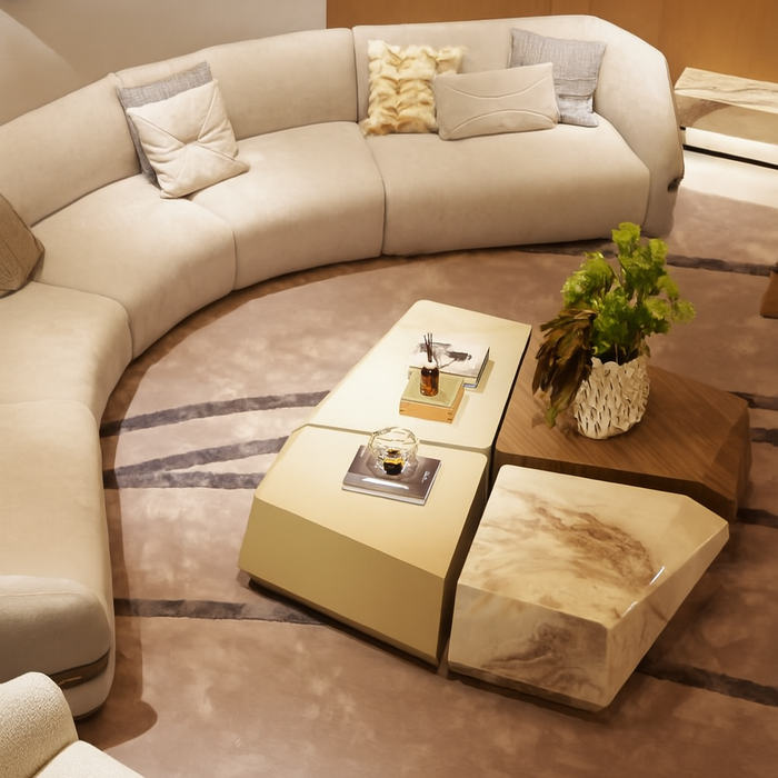 SOFA MASONRY TELA BEIGE