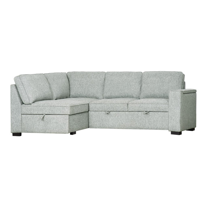 SOFA CAMA SECCIONAL CON CHAISE IZQUIERDO BLANTON GRIS