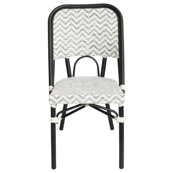 SILLA BISTRO BLANCO Y NEGRO