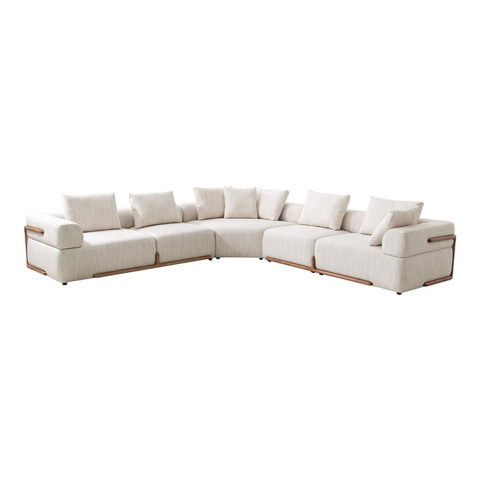 SOFA SECCIONAL TELA BEIGE