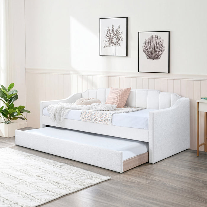 DAYBED TWIN CON CAMA AUXILIAR NATURAL