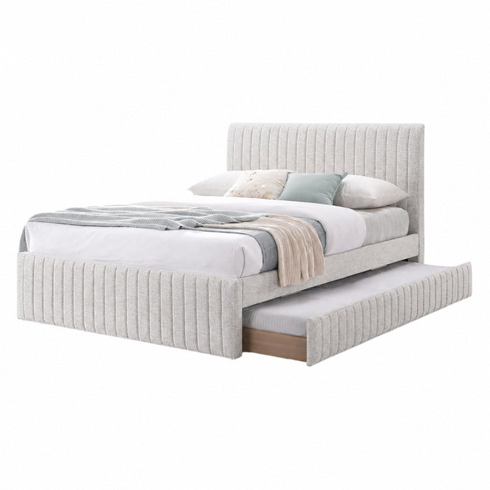 CAMA FULL CON CAMA AUXILIAR TWIN NATURAL