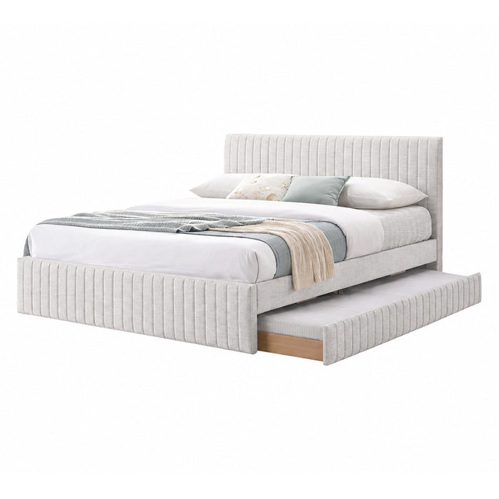CAMA QUEEN CON CAMA AUXILIAR TWIN NATURAL