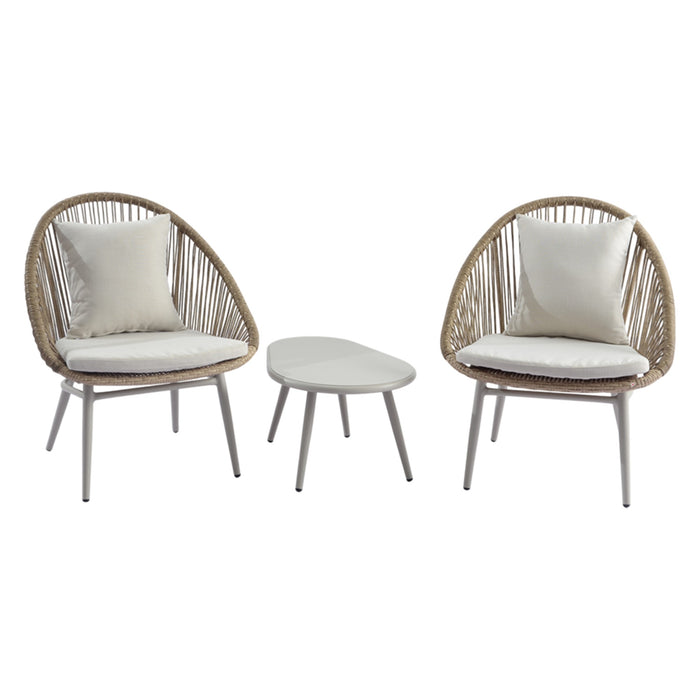 SET DE SALA (3 PZAS) IVORY