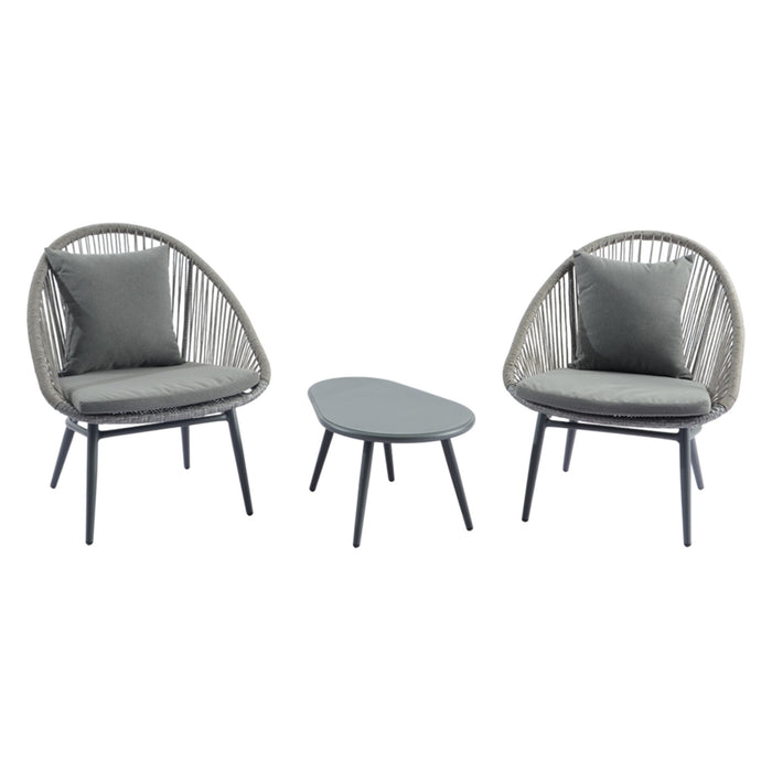 SET DE SALA (3 PZAS) GRIS