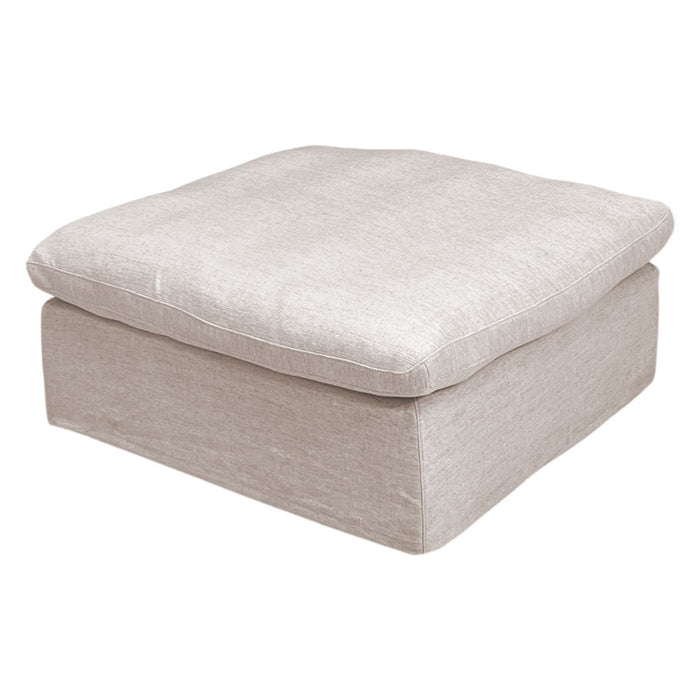 SOFA MODULAR -PARTE OTTOMAN TELA BEIGE