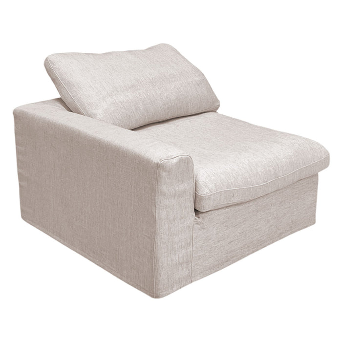 SOFA MODULAR -PARTE DEL BRAZO TELA BEIGE