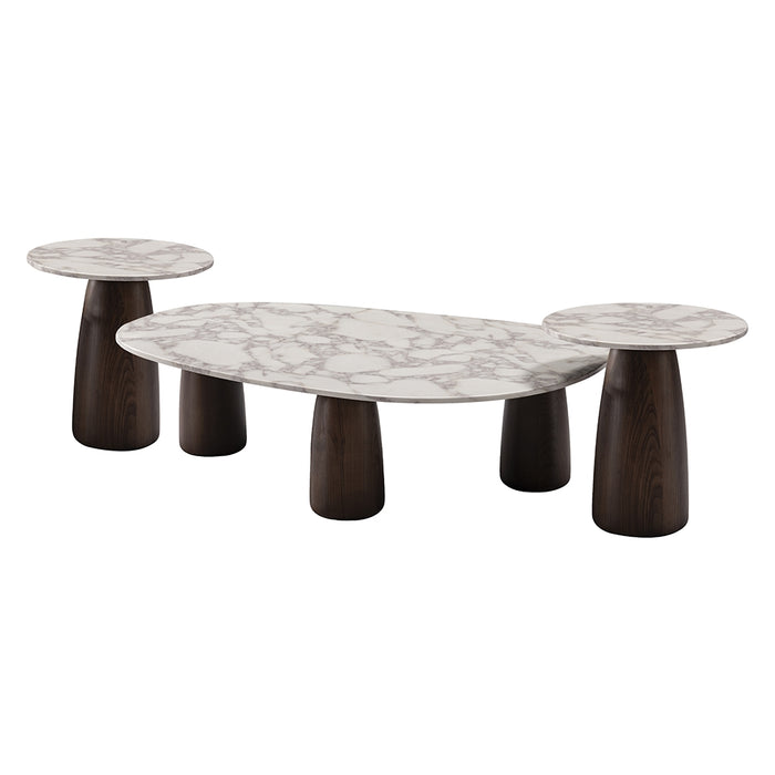 MESAS DE CENTRO GREY VEINS SET DE 3