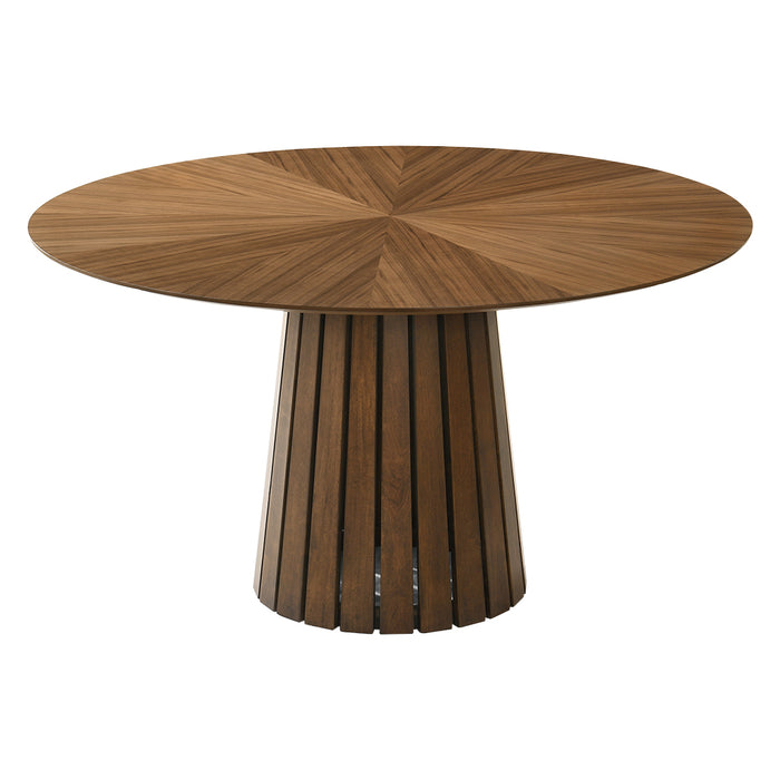 SET COMEDOR (7 PZAS) MADERA NUEZ
