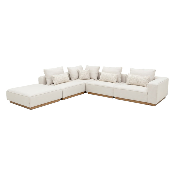 SOFA SECCIONAL GRIS CLARO
