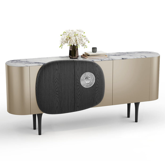 BUFETERA CON TOP MARMOL