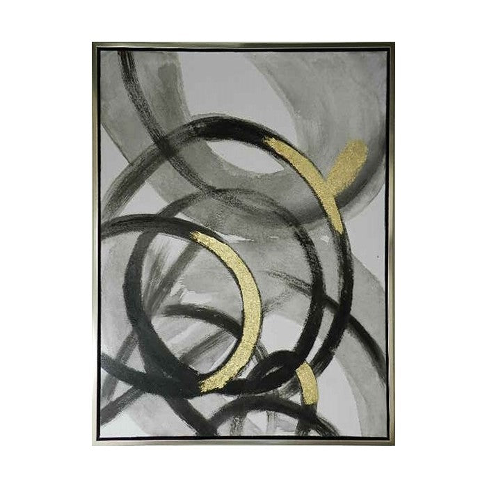 CUADRO DECORATIVO  BLACK CIRCLE