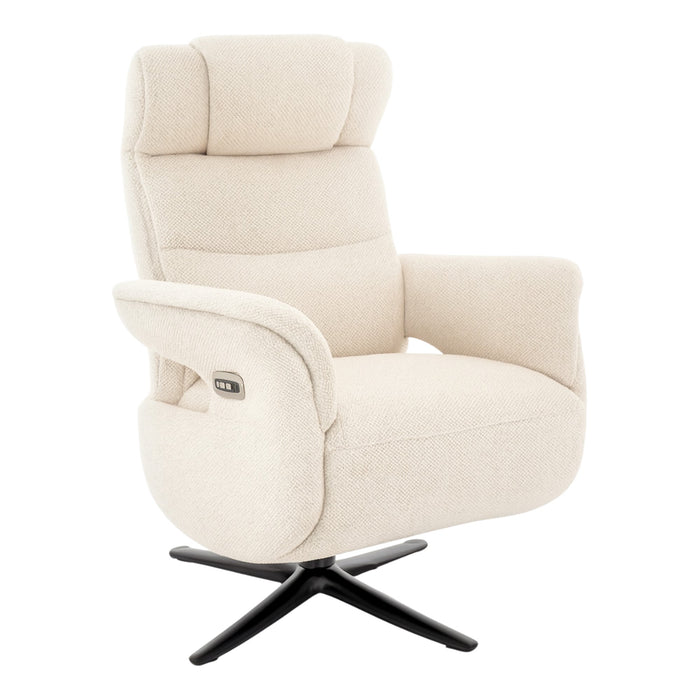 POLTRONA RECLINABLE ELECTRICA VISTA MARFIL