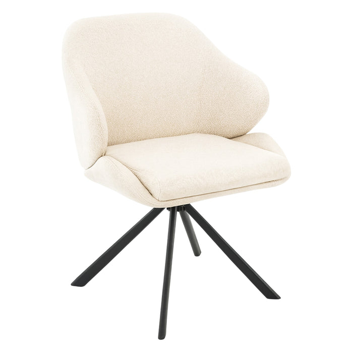 SILLA COMEDOR GIRATORIA REACH BLANCA