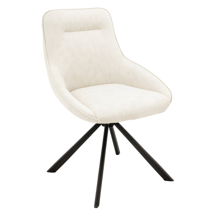SILLA COMEDOR GIRATORIA PRESTON BEIGE