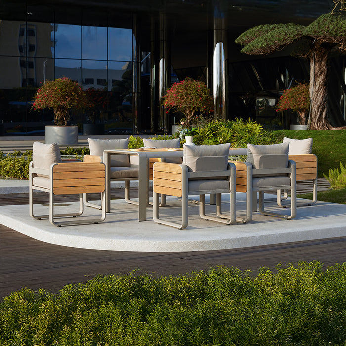 SET COMEDOR EXTERIOR (7 PZAS) NOTTINGHAM