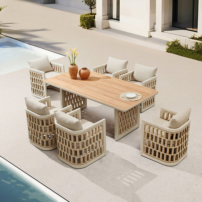SET COMEDOR EXTERIOR (7 PZAS) RIVA 2.0