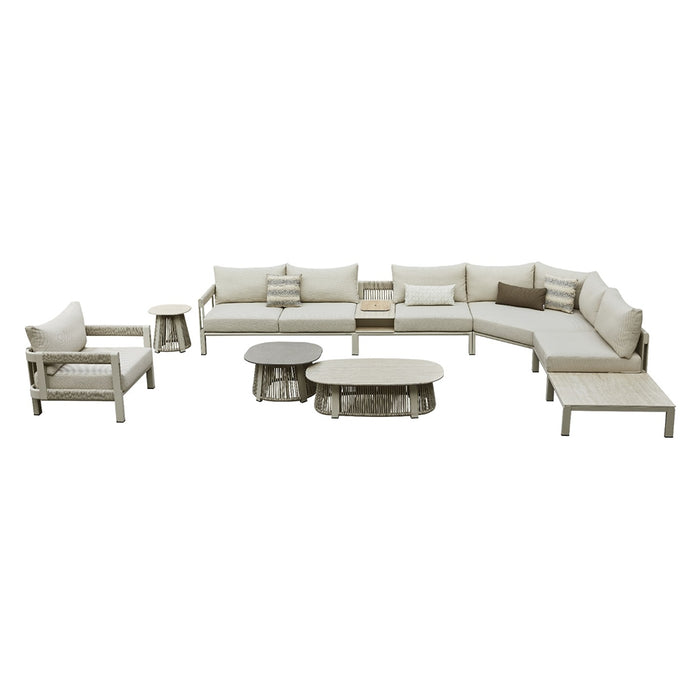 SET SOFA SECCIONAL EXTERIOR (5 PZAS) PAROS
