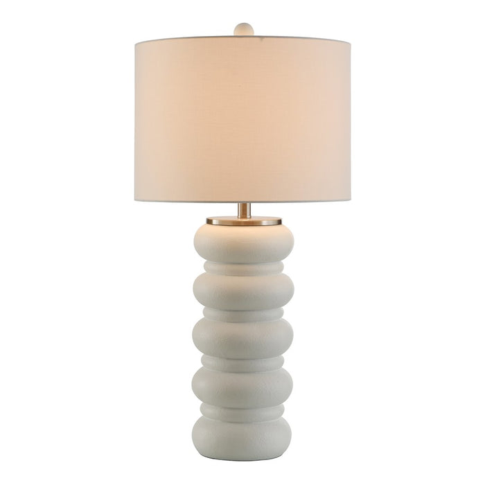 LAMPARA DE MESA FROSTED WHITE