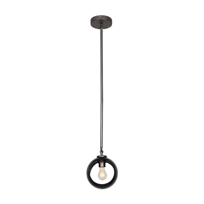 LAMPARA PENDANT CONSTELLATION BLACK CUT GLASS